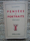 PENSEES et PORTRAITS - GUICHARDIN Fran&ccedil;ois