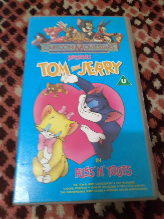 CARETA VIDEO ORIGINALA MGM TOM AND JERRY