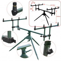 Rod pod #8 ( trepied ) pentru 4 lansete BARACUDA model nou 2019 foto