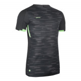 Tricou Fotbal VIRALTO PXL Negru-Verde Bărbați, Kipsta