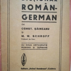 Dictionar român-german, Ctin Șăineanu M.W. Schroff, interbelic, Craiova