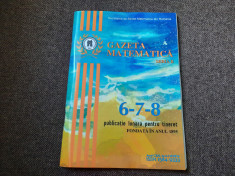 GAZETA MATEMATICA NR 6-7-8 /2016 RF22/4 foto