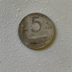 Moneda 5 LIRE - 5 lira - Italia - 1954 - KM 92 (189)
