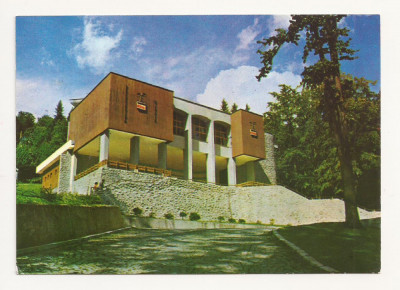RC14 -Carte Postala- Sinaia, Statia de teleferic circulata 1990 foto