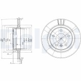 DELPHI BG3530C Disc frana