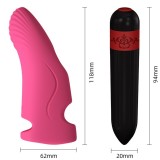 Armony Vibrators-Aurora Vibrator pentru Deget Fuchsia-Silicon