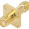 Adaptor SMA Mamă x2 PTFE 50&Omega; Aurit