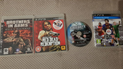 Joc/jocuri pt ps3 Playstation 3 PS 3 Colectie 4 jocuri Red dead redemtion Fifa foto
