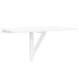 Cumpara ieftin Masa perete plianta alb extralucios 100x60x56 cm lemn compozit