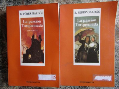 LA PASSION TORQUEMADA 2 VOL - Benito PEREZ GALDOS foto