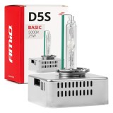 Bec xenon D5S 5000K 25W 12V AMiO Basic pentru faruri originale