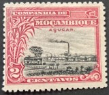 Mozambic &ndash; colonii portugheze-Marcă 2 centavos &bdquo;A&ccedil;ucar &ndash; Companhia de Mo&ccedil;ambique&rdquo;, stare bună, obliterată