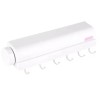 Uscator de rufe retractabil, cu 5 sarme si carlige, lungime maxima 4 metri, alb