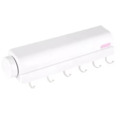Uscator de rufe retractabil, cu 5 sarme si carlige, lungime maxima 4 metri, alb