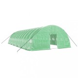Cumpara ieftin Sera cu cadru din otel, verde, 72 m&sup2;, 12x6x2,85 m