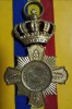 SV * CRUCEA SERVICIU CREDINCIOS Clasa I * ARGINT Aurit * Stare foarte buna !