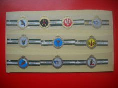 HOPCT LOT NR 75 AVIATIA OLANDEZA-AVION -10 BUC-ETICHETE VECHI DE TRABUCURI/ CIGARS LABELS -COLECTIE DE LUX-