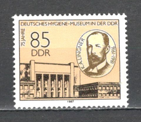 D.D.R.1987 75 ani Muzeul de igiena Dresda SD.542