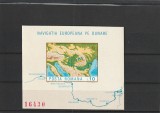 ROMANIA 1977 LP 950 NAVIGATIA EUROPEANA PE DUNARE COLITA NEDANTELATA MNH NESTAMPILATA