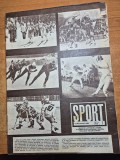 revista sport ianuarie 1985 - mircea lucescu ,echipa nationala de fotbal