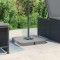 vidaXL Set bază de umbrelă soare 4 piese pentru suport cruce 100 kg PP 847447
