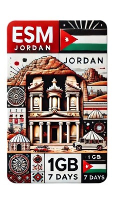 eSIM Jordan 1GB 7Days foto