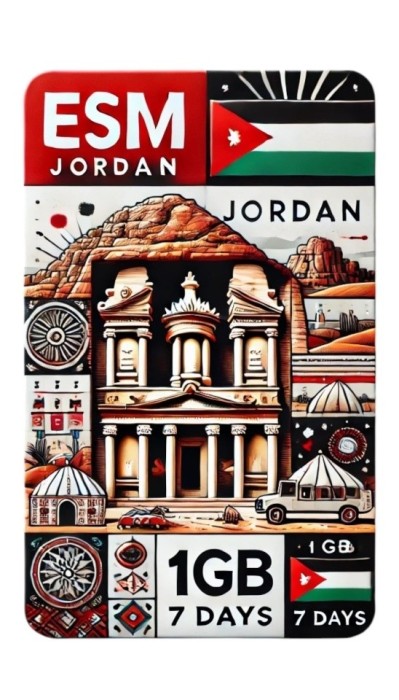 eSIM Jordan 1GB 7Days