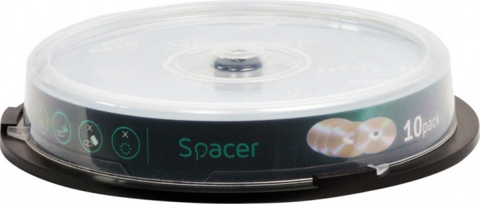 DVD-R SPACER 4.7GB, 120min, viteza 16x, 10 buc, spindle, &quot;DVDR10&quot; 45501039 /