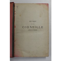 OEUVRES DES DEUX CORNEILLE - PIERRE ET THOMAS , EDITION VARIORUM , TOME SECOND , 1886 , PREZINTA PETE SI HALOURI DE APA *