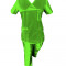 Costum Medical Pe Stil, Verde Lime, Model Classic - XL, 3XL