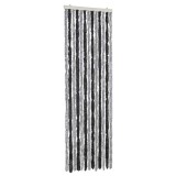 Cumpara ieftin Perdele pentru insecte, gri si negru, 56x185 cm, chenille