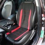 Husa universala pentru scaun auto 104x45 cm, negru-rosu, Breckner