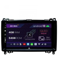 Navigatie Mercedes Benz Sprinter, Viano, Vito, A B Class, Crafter, Android 13, A-Octacore 4GB RAM + 64GB ROM, 9 Inch - AD-BGA9004+AD-BGRKIT407