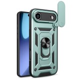 Husa iPhone 17 Air protectie camera Asteroid GSM CamShield Series, verde
