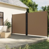 Copertina laterala retractabila, gri taupe, 220x600 cm GartenMobel Dekor, vidaXL