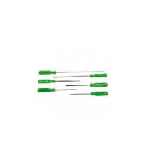 Set surubelnite cu tija patrata - 6 Piese plate 3.5x75 5x100 5x150 6x200 mm cruce PH1x75 PH2x100 mm MEGA