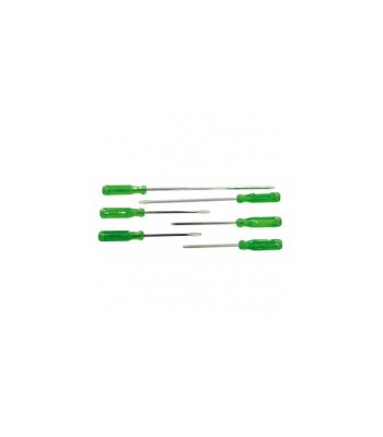 Set surubelnite cu tija patrata - 6 Piese plate 3.5x75 5x100 5x150 6x200 mm cruce PH1x75 PH2x100 mm MEGA foto