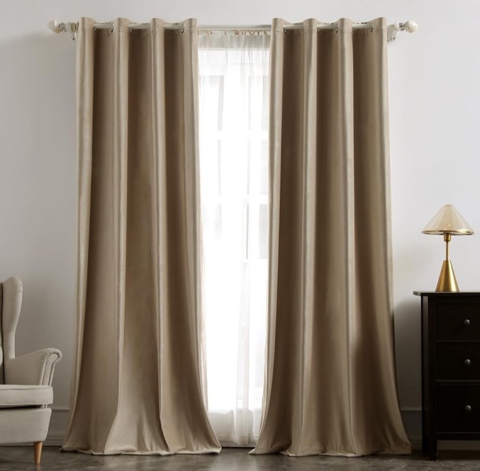 Draperie Cream, Tip Blackout, 2 Bucati 140 X 290 Cm - CN