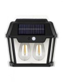 Lampa solara de perete HW 999-2W cu led, inductie si senzor miscare