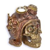 Statueta STEAMPUNK cu craniu aviator SP-12, Abstract