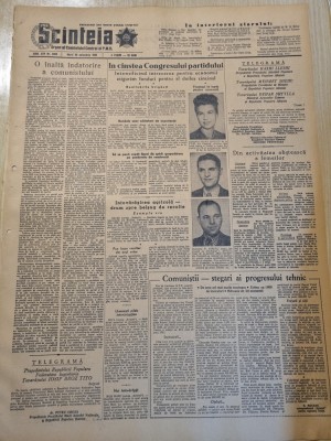 scanteia 29 noiembrie 1955-art. deva,satu mare,timisoara,flamura rosie arad,CCA foto