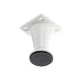 Picioare mobila, universale, reglabile, din plastic, albe, 60 mm, set 4 bucati