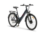 Bicicleta electrica ZT-83, motor 250W, baterie 36V 12Ah, autonomie 40 km, viteza maxima asistata 25km/h - Negru