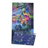 Fular tip esarfa pictata multicolor 1 , Dacali, casmir , 01 albastru