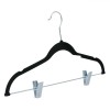 Umeraș Catifelat, Metal, Clips, Negru, Oem