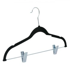 Umeraș Catifelat, Metal, Clips, Negru