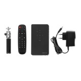 Mini Videoproiector Portabil Y8 UHD, Android, WiFi, Bluetooth, 2000lm, Baterie 4500mAh, Telecomanda, Trepied