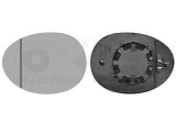 Geam oglinda exterioara cu suport fixare Mini Countryman, 02.2017-; One/Cooper/S (Hatch/Clubman), 02.2014-, partea Stanga, incalzit; sticla asferica;