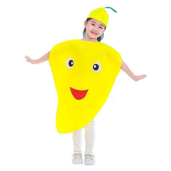 Costum fruct Mango, IdeallStore&reg;, galben, marime universala