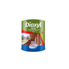 Solutie Protectie Suprafete din Lemn Vitex Diaxyl Plus 2.5 L, Mahon 2505, pe Baza de Poliuretan si Apa, Lac Protectie Lemn, Lac Poliuretanic pentru Pr foto